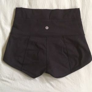 Lulu high waisted compression shorts